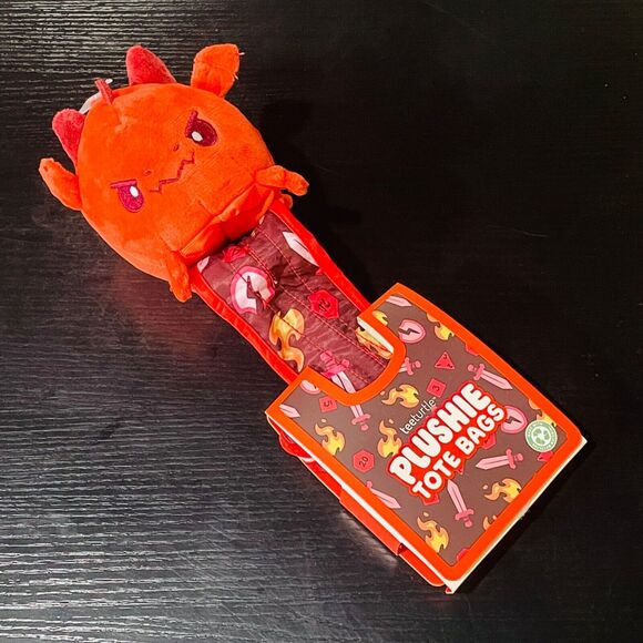 Plushiverse Tabletop Dragon Plushie Tote Bag - Picture 1 of 3
